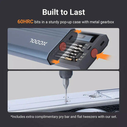 🔥 LAST DAY SALE 50% OFF 🔥xCool Mini Electric Precision Screwdriver Set