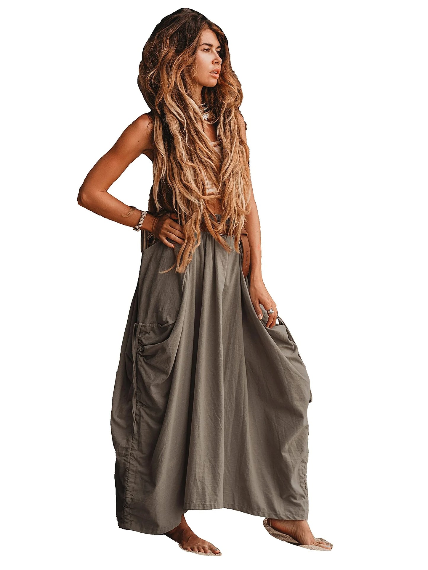 Last Day Promotion🔥Maxi Boho Skirt with Pockets (Buy 2 Free Shipping)