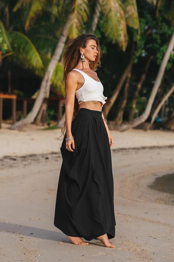 Last Day Promotion🔥Maxi Boho Skirt with Pockets (Buy 2 Free Shipping)