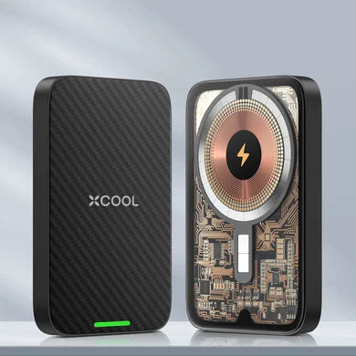 xCool Ultra-thin Magnetic Wireless Power Bank 5,000mAh for Camping, Travel